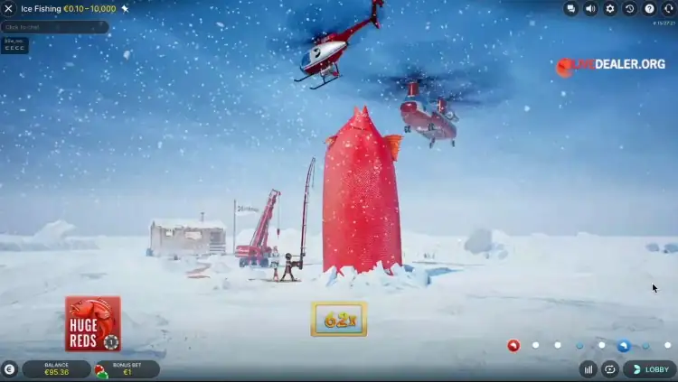 Cómo funciona Ice Fishing en un casino online